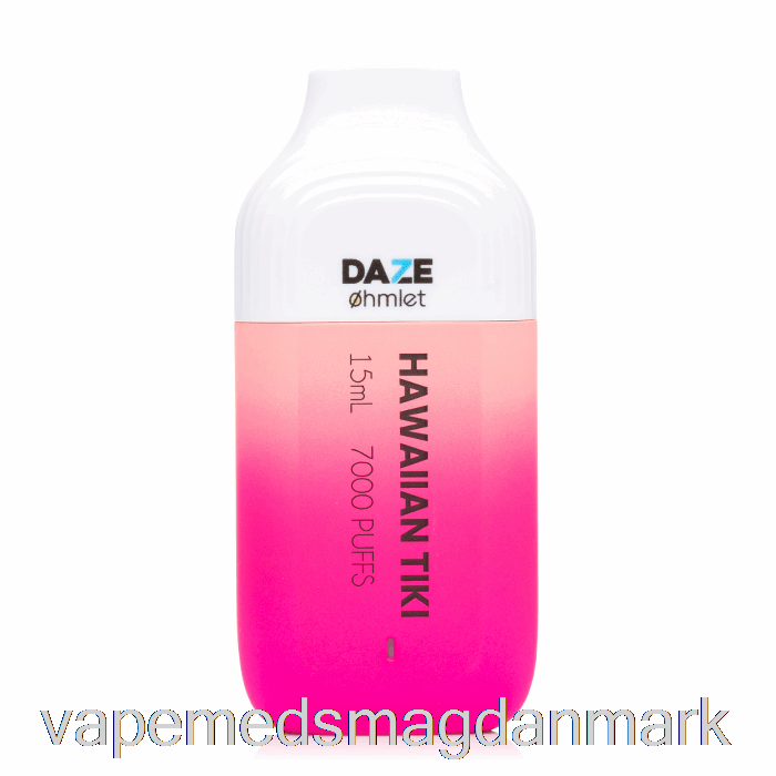 Vape Væske 7 Daze Ohmlet 7000 0% Nul Nikotin Engangs Hawaiian Tiki